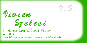 vivien szelesi business card